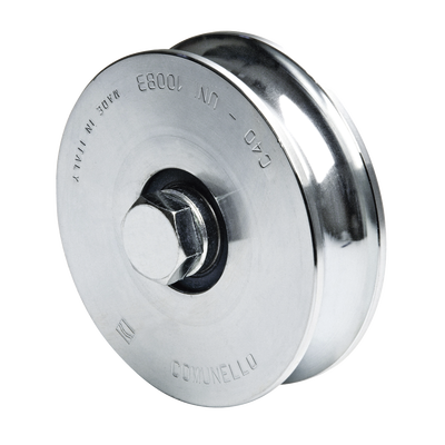 Rueda de 12 cm SIN Soporte / Soporta hasta 450 kg / Canal Tipo «U»