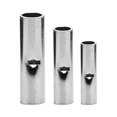 Conector a tope / Sin aislar / 22 – 16 AWG / Sin color / Paquete de 25 piezas.