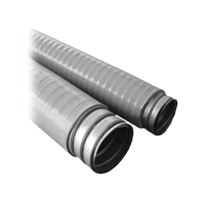 Tubo Flexible tipo Liquidtight de 1/2″ (13 mm). Acero + PVC. Rollo de 50 Metros.