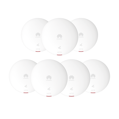 Kit de 7 – Punto de Acceso Wi-Fi 6 / 1.775 Gbps / MU-MIMO 2×2:2 (2.4GHz y 5GHz) / Smart Antenna 20% más cobertura / Instalación en techo y pared / Seguridad WP3 / Con Administración Gratuita desde la Nube