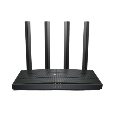 Router WiFi 6 AX 1500Mbps / MU-MIMO 2X2 y OFDMA / 1 Puerto WAN 10/100/1000 Mbps / 3 Puertos LAN 10/100/1000 Mbps / 4 Antenas / Conexión Inalámbrica OneMesh