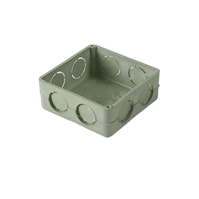 Caja Cuadrada de 1/2″  para Instalaciones de PVC Conduit Pesado.