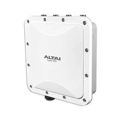 Punto de Acceso Industrial Super Wi-Fi 6 Conectorizado 2×2, Doble Banda Simultanea en 2.4 y 5 GHz, Hasta 400 m de Cobertura, 512 Usuarios Concurrentes