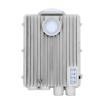 Radio Backhaul PTP, Antena integrada de 8 dBi, MIMO 4X4, 5.1 – 6.4 GHz, IP67, Velocidad hasta 3 Gbps, Adaptación automática al entorno, Monitoreo a través de la nube