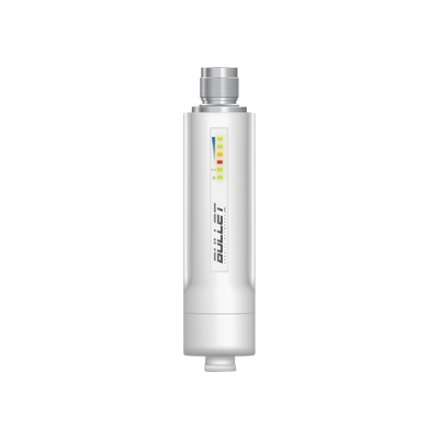 Radio airMAX Bullet-M2HP, hasta 100 Mbps, frecuencia de 2 GHz (2412 – 2472 GHz), No incluye adaptador PoE