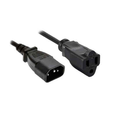 Cable de Alimentación / Enchufe C14/US / 60 cm (23.6 in) / Negro / Compatible NEO
