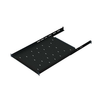 Charola Ajustable para Rack de 19″ de 4 postes de 1 Unidad de Espacio. Profundidad de 633 a 816 mm