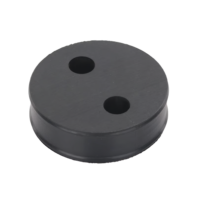 Inserto de Caucho de 4″ Con Dos Orificios para Cable de 1/2 in