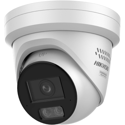 [Dual Light + 2 Micrófonos Integrados] Turret IP 8 Megapixel (4K) / Lente 2.8 mm / 30 mts Luz Blanca + 30 mts IR / ACUSENSE / Exterior IP67 / WDR 120 dB / PoE / ONVIF / Micro SD / Metal / ACUSEEK