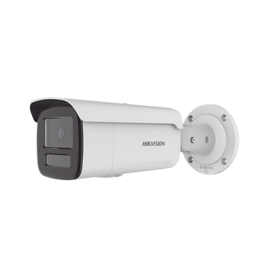 [Dual Light + 2 Micrófonos Integrados] Bala IP 8 Megapixel (4K) / Lente 4 mm / 80 mts Luz Blanca + 80 mts IR / ACUSENSE / Exterior IP67 / IK10 / WDR 120 dB / PoE / ONVIF / Micro SD / Metal / ACUSEEK