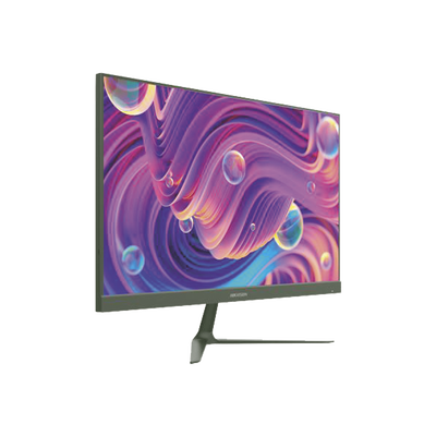 Monitor LED Full HD (1080p) de 23.8″ / Ideal para CCTV, Oficina y Hogar / Entrada HDMI-VGA / Montaje VESA ( 75 X 75) / Uso 16/7 / Backlight E-LED / Ultra Delgado