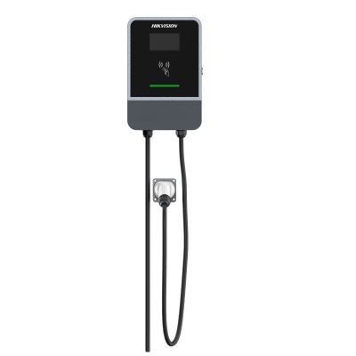 Estación de Carga AC para Vehículos Eléctricos / 7 kW / 32 A / IEC62196-Type2 / Cable 5 m (16.4 ft) / IP55-IK10 / Wi-Fi-Bluetooth / LCD 4.3» / Múltiples Protecciones