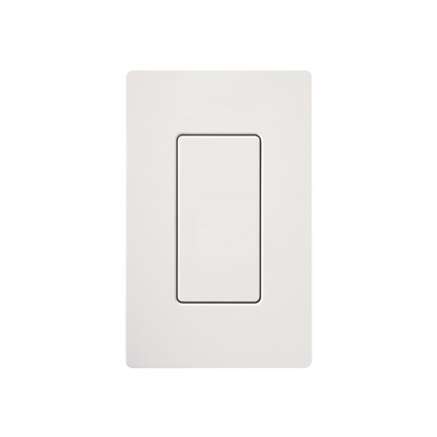 Placa ciega de pared color blanco
