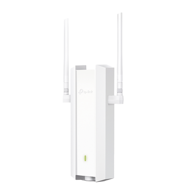 Punto de Acceso Omada Exterior / Wi-Fi 6 AX1800 MU-MIMO 2×2 / Mesh Omada / Alta Densidad de Usuarios / Carcasa Resistente IP67 / Configuración por Controlador o Stand-Alone / Para Montaje en Mástil/ Pared / Alimentación PoE+