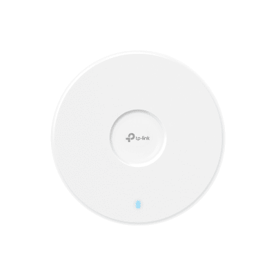 Punto de Acceso Omada / Wi-Fi 7 BE5000 MU-MIMO 2×2 / 1 Puerto 2.5 Gbps / Mesh Omada / Operaciones Multiencale (MLO) / Configuración por Controlador o Stand-Alone / Para Montaje en Techo/pared / Alimentación PoE+