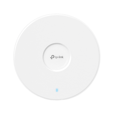 Punto de Acceso Omada / Wi-Fi 7 BE9300 MU-MIMO 2×2 / 1 Puerto 2.5 Gbps / Mesh Omada / Operaciones Multiencale (MLO) / Configuración por Controlador o Stand-Alone / Para Montaje en Techo/pared / Alimentación PoE+