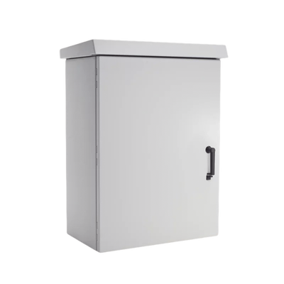 Gabinete Para Exterior OSP ComLine De 25 UR, 700 mm de Ancho, 600 mm de Profundidad, De Aluminio, Color Gris Claro Con Protección NEMA 4/12/4X/3/3R; IP66,