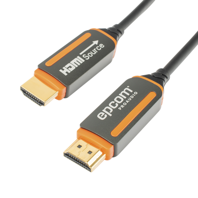 Cable HDMI de Fibra Óptica de 20 Metros (65.62 Pies) | Alta Definición | Versión 2.0 | Alta Velocidad 18Gbps | 4K@60Hz | HDCP 2.2 | Resistente a EMI y RFI