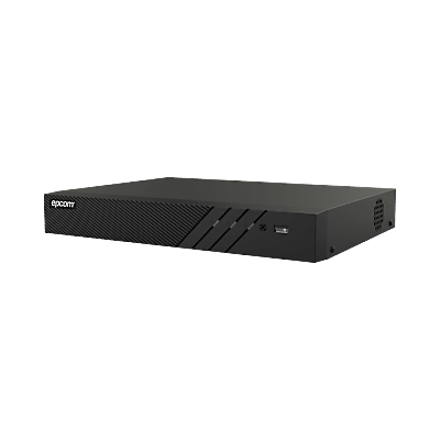 DVR 4 Canales 4K TURBOHD + 4 Canales IP / 8 Megapixel (4K) / Audio Bidireccional por Coaxitron / ACUSENSE  / 1 Bahía de Disco Duro / Salida de Video en Full HD / H.265+