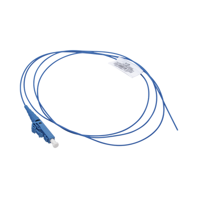 Pigtail de Fibra Óptica LC Simplex, Monomodo OS2 9/125, 900um, Color Azul, 1 Metro (3.28 Pies)