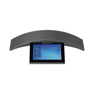 Teléfono – Audioconferencias IP Android 10, 12 líneas SIP con 12 cuentas, pantalla táctil  8″, puertos Gigabit, Wi-Fi, Bluetooth, PoE, codec Opus, IPV4/IPV6 con gestión en la nube GDMS