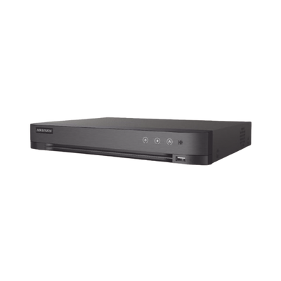 DVR 8 Canales TURBOHD + 4 Canales IP / 5 Megapixel Lite – 3K Lite / Audio de Dos Vías por Coaxitron / Reconocimiento Facial / ACUSENSE (Evita falsas alarmas) / 1 Bahía de Disco Duro / Salida de Video en Full HD