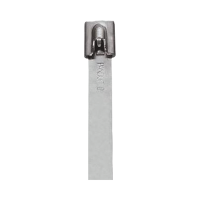 Cincho StrongHold  de Acero Inoxidable Tipo 304, 521mm largo x 10.5 mm ancho, Color Metálico, Paquete de 50pz