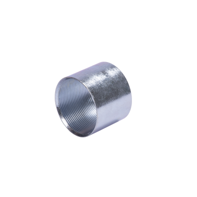 Cople 1/2″ (13mm) pared gruesa con rosca galvanizado etiqueta amarilla