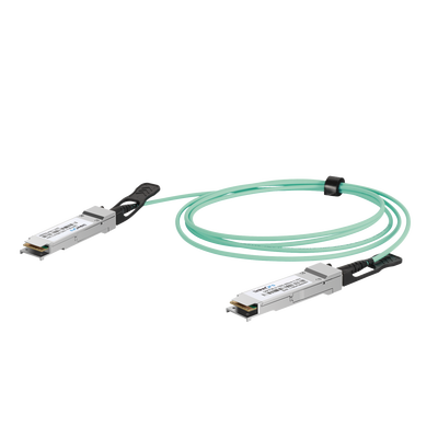 Cable AOC QSFP28 de 100 Gbps a 100 Gbps / Cable de fibra óptica Activo / Longitud: 1 metro