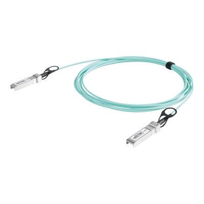 Cable AOC SFP+ de 1&10 Gbps a 1&10 Gbps / Cable de fibra óptica Activo / Longitud: 1 metro