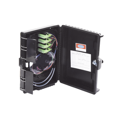 Cierre de Empalme para 24 Fusiones de Fibra Óptica, Interior/Exterior, con 16 Acopladores SC/APC y Splitter 1×16 SC/APC Incluido, IP65