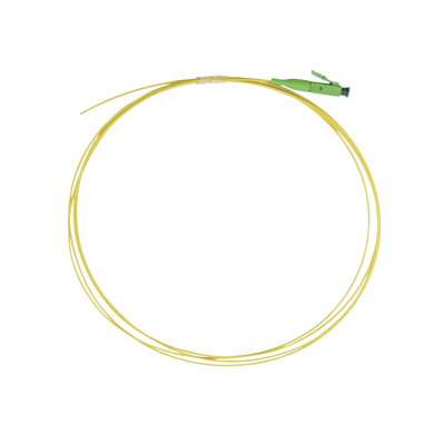 Pigtail de Fibra Óptica Monomodo LC/APC, Simplex de 1 Metro (3.28 Pies)