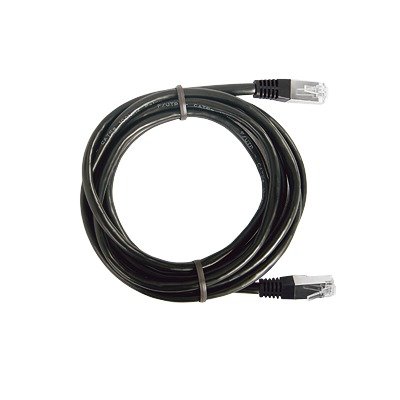 Cable de Parcheo FTP Cat6 – 1.0 Metro (3.28 Pies) – Negro