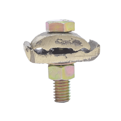 Conector 2 Cables a Superficie Plana / Bronce 100% / Cable 4-2/0 AWG / Sin Soldadura / 2.5x4x3 cm (1×1.6×1.2 in)