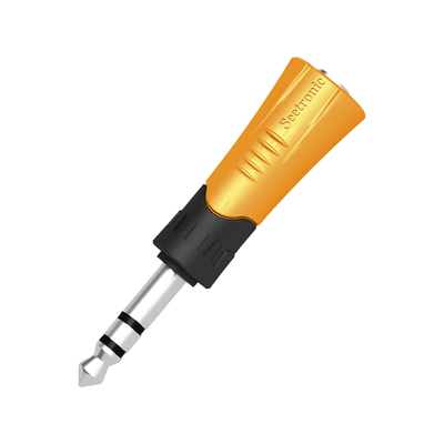 Conector Estéreo | 1/4in – Jack de 3.5 mm | Adaptador de Carcasa de Plastico