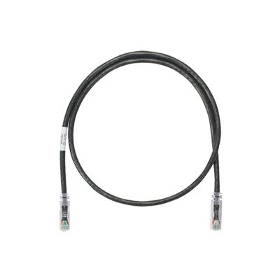 Cable de Parcheo UTP Categoría 6, con Plug Modular en Cada Extremo – 1 Metro (3.28 Pies) – Negro