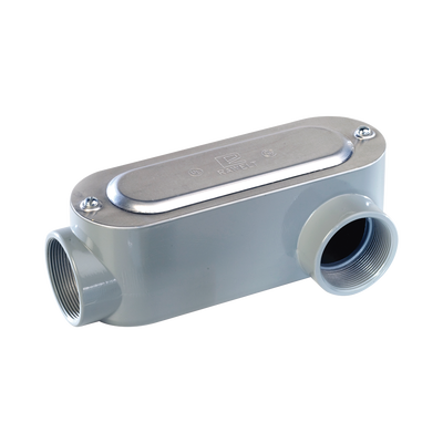 Caja Oval Roscada tipo LL de 1/2″ (12.7 mm) / Incluye tapa y tornillos.
