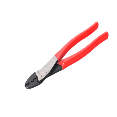 Pinza de 9.5″ para cortar y crimpar ( ponchar ) terminales Aislados y No aislados