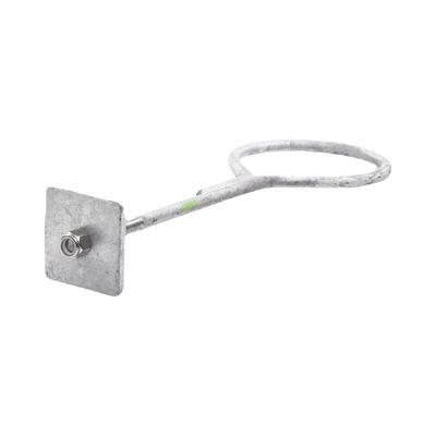 Ancla con Aro, largo: 40 cm. de 1/2″ de espesor para Losa o Pared. Galvanizado por Inmersión.