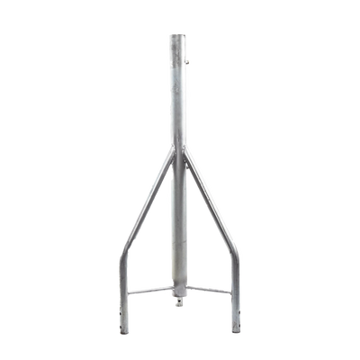 Tramo de Remate / Copete, tubo industrial 1 1/4″ con tubo central 2 3/8″, galvanizado por electrólisis.