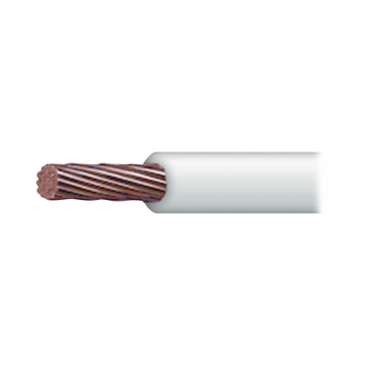 Cable Eléctrico de Cobre Recubierto THW-LS Calibre 14 AWG 19 Hilos Color Blanco (100 Metros) (328.08 Pies)