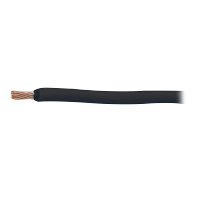 Cable Eléctrico 18 AWG Color Negro, Conductor de Cobre Suave Cableado. Aislamiento de PVC, Auto-Extinguible. Bobina de 100 Metros (328.08 Pies)