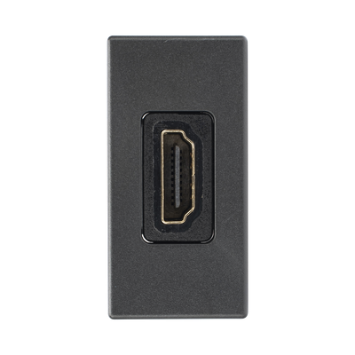Módulo HDMI Hembra – Hembra Color Negro / (K129B/14)