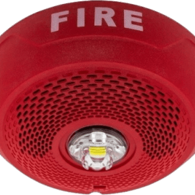 BOC C/LAMP ESTROBOSCOPICA tipo LED MONT EN TECHO CLR ROJO