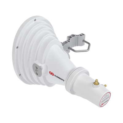 Antena Sectorial Asimétrica Starter Horn de 45º, 5150 – 5950 MHz, ganancia de 17 dBi, conexión directa con radios IS-5AC, PS-5AC y IS-M5, conexión RP-SMA