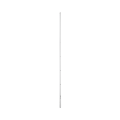 Poste de Esquina para Cerca Electrificada. Tubo Galva. de 1.4 m, cal. 18 de 1″ Diam. + Pintura Blanca. Ideal para 6 Aisladores
