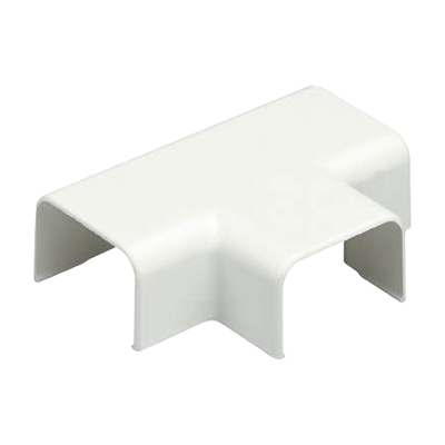 Accesorio en «T», para uso con canaleta LD10, material ABS, Color Blanco