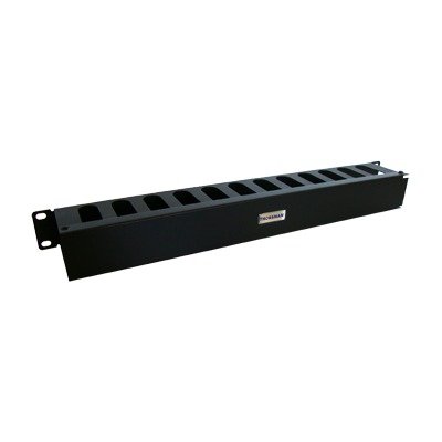 Organizador de cables horizontal de 19″, 1UR