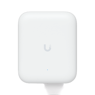 Access Point UniFi WiFi U7 Outdoor WiFi 7 802.11be Doble Banda, MU-MIMO 2×2 en Cada Banda, Puerto de 2.5 GbE, Antena Sectorial Integrada de 90° en 2.4 GHz y 45° en 5 GHz, Conectores para Antenas Omnidireccionales (incluidas), No Incluye Inyector P