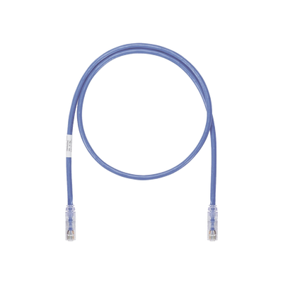 Cable de Parcheo UTP, Cat6A, 24 AWG, CM, Color Azul, 15.24 Metros (50 Pies)